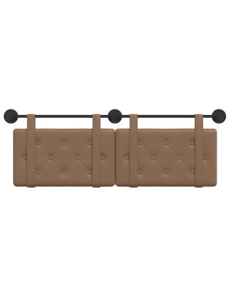 Testata appesa Cappuccino 150 x 55 x 5 cm Pelle Sintetica