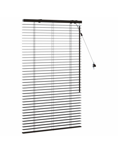 Tenda Veneziana Marrone Scuro 90 x 130 cm 35 mm