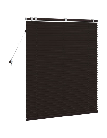 Tenda Veneziana Marrone Scuro 115 x 130 cm 35 mm