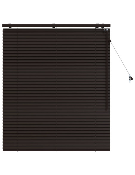 Tenda Veneziana Marrone Scuro 120 x 130 cm 35 mm