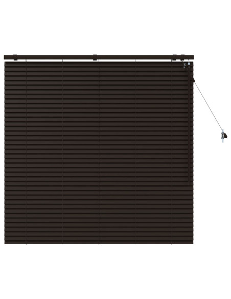 Tenda Veneziana Marrone Scuro 125 x 130 cm 35 mm