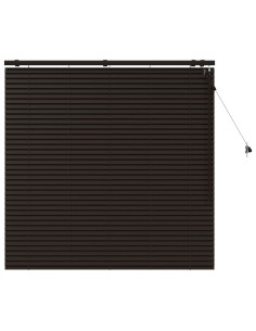 Tenda Veneziana Marrone Scuro 130 x 130 cm 35 mm 2