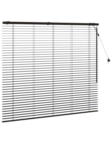 Tenda Veneziana Marrone Scuro 150 x 130 cm 35 mm