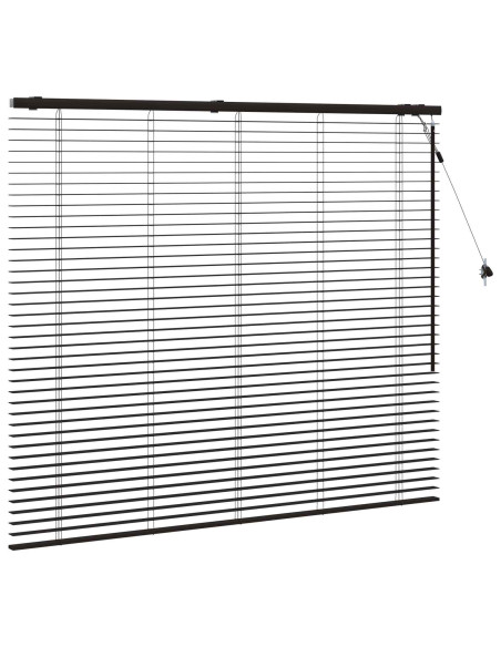 Tenda Veneziana Marrone Scuro 150 x 130 cm 35 mm