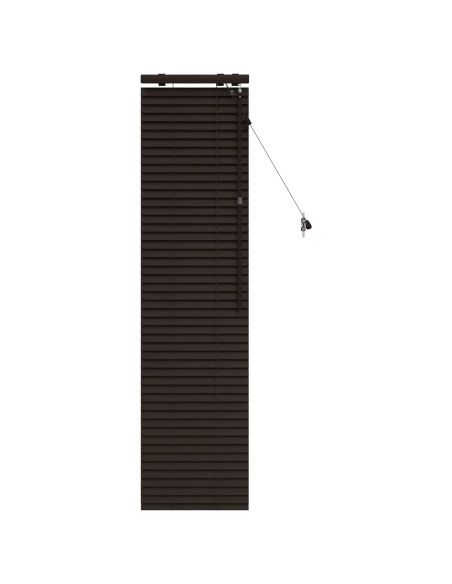 Tenda Veneziana Marrone Scuro 45 x 160 cm 35 mm