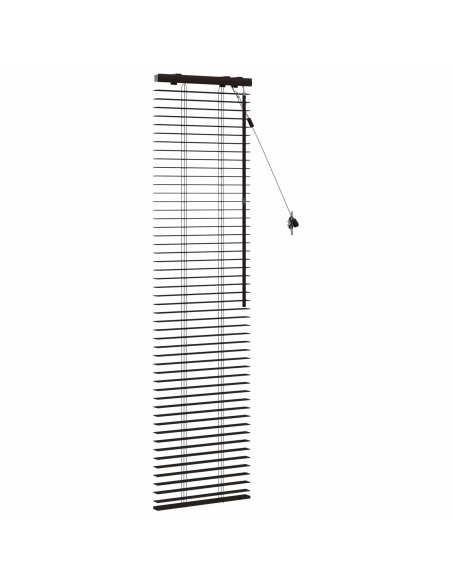 Tenda Veneziana Marrone Scuro 45 x 160 cm 35 mm