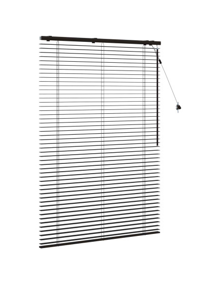 Tenda Veneziana Marrone Scuro 105 x 160 cm 35 mm