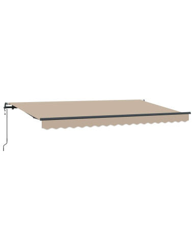 Tenda Retrattile Beige 400 x 200 cm Tessuto