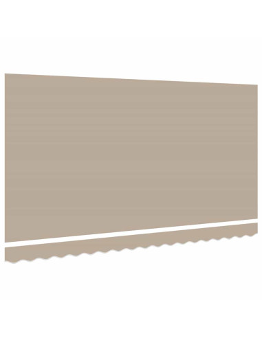 Telo di ricambio per tenda da sole Beige 4 x 2 m Poliestere