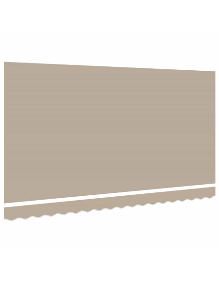Telo di ricambio per tenda da sole Beige 4 x 2 m Poliestere