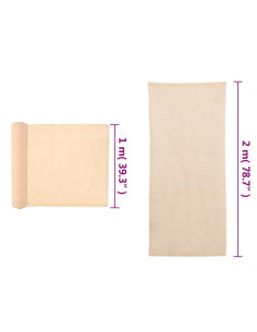 Rete per Privacy in HDPE 2x10 m Beige
