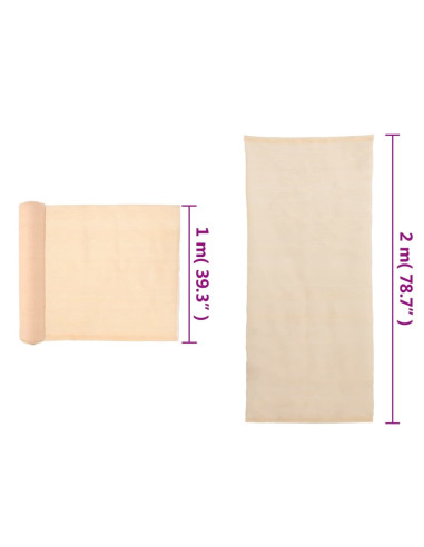 Rete per Privacy in HDPE 2x10 m Beige