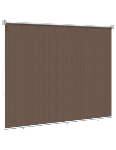 Tenda a Rullo Esterno Blocco UV 90% Tortora 220 x 230 cm HDPE