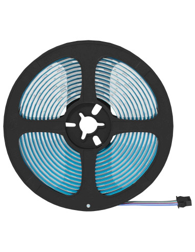 Striscia LED 12 pcs Nero e trasparente 5100 mm Rame e plastica