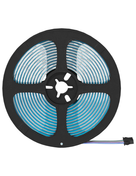 Striscia LED 12 pcs Nero e trasparente 5100 mm Rame e plastica