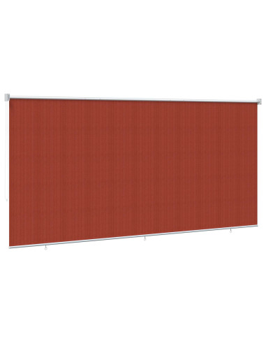 Tenda a Rullo Esterno Blocco UV 90% Terracotta 350 x 140 cm