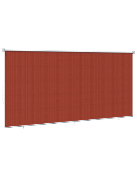 Tenda a Rullo Esterno Blocco UV 90% Terracotta 400 x 140 cm