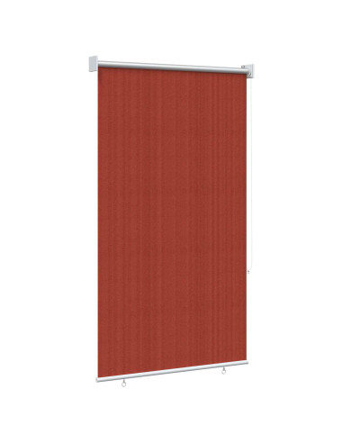 Tenda a Rullo Esterno Blocco UV 90% Terracotta 100 x 230 cm