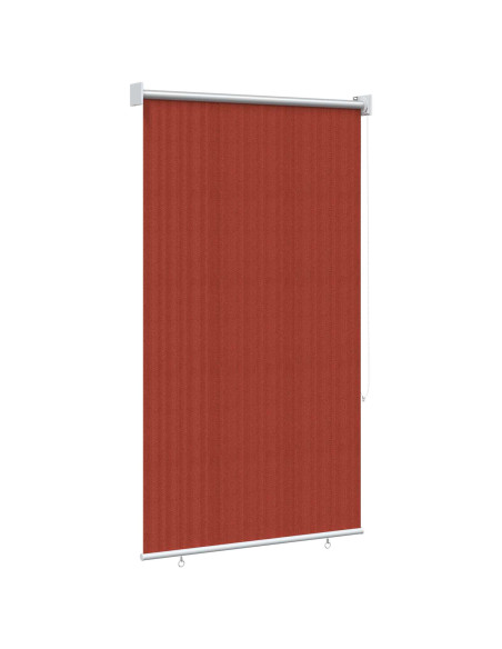 Tenda a Rullo Esterno Blocco UV 90% Terracotta 100 x 230 cm