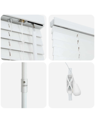 Tenda Veneziana Bianco 45 x 160 cm 35 mm