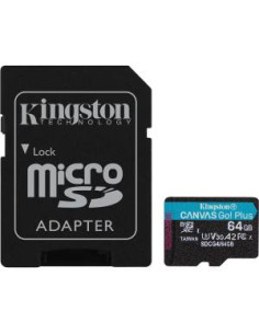 Kingston Micro SD 64GB Canvas Go Plus Gen4 SDCG4/64GB +Ad.SD