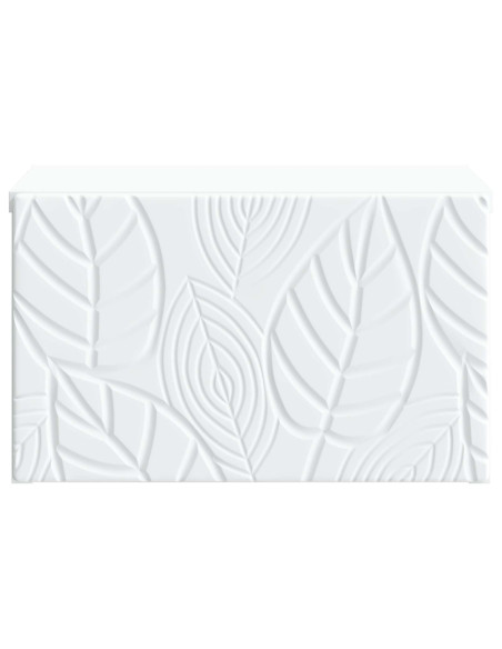 Mobiletto da notte a muro 2 pcs Bianco 49 x 34,5 x 20 cm