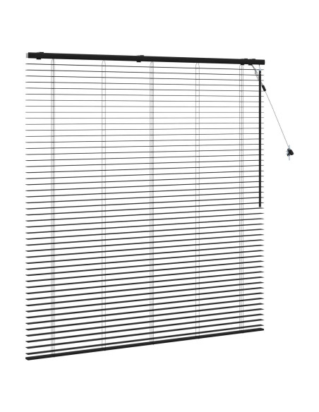 Tenda Veneziana Nero 160 x 160 cm 35 mm