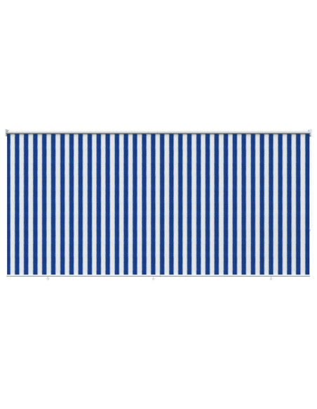 Tenda a Rullo Esterno Blocco UV 90% Strisce Blu e Bianche HDPE
