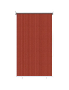 Tenda a Rullo Esterno Blocco UV 90% Terracotta 60 x 140 cm HDPE 2