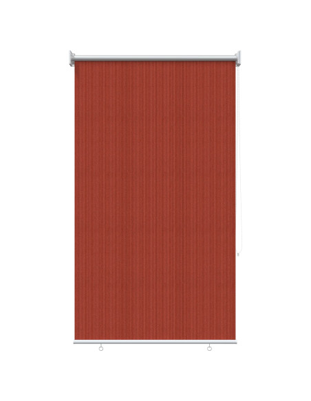 Tenda a Rullo Esterno Blocco UV 90% Terracotta 80 x 140 cm HDPE