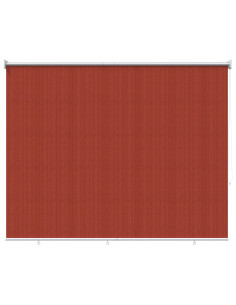 Tenda a Rullo Esterno Blocco UV 90% Terracotta 120 x 140 cm 2