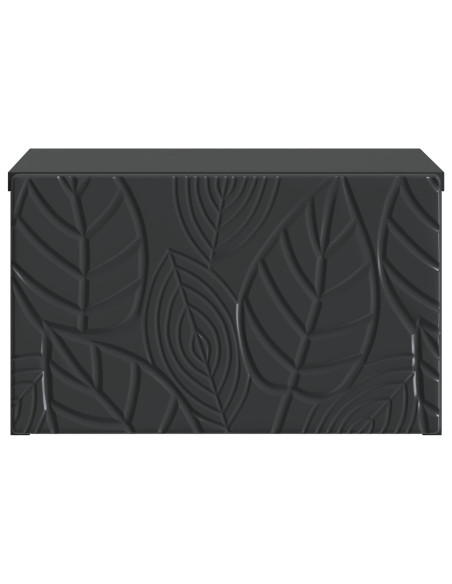 Mobiletto da notte a muro 2 pcs Nero 49 x 34,5 x 20 cm