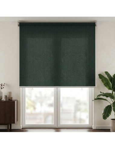 Tenda a Rullo Esterno Blocco UV 90% Verde Scuro 300 x 230 cm