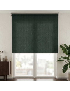Tenda a Rullo Esterno Blocco UV 90% Verde Scuro 350 x 230 cm