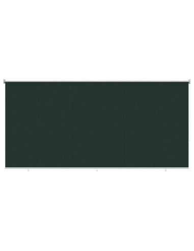 Tenda a Rullo Esterno Blocco UV 90% Verde Scuro 350 x 140 cm
