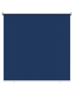 Tenda a Rullo Esterno Blocco UV 90% Blu 140 x 140 cm HDPE 2
