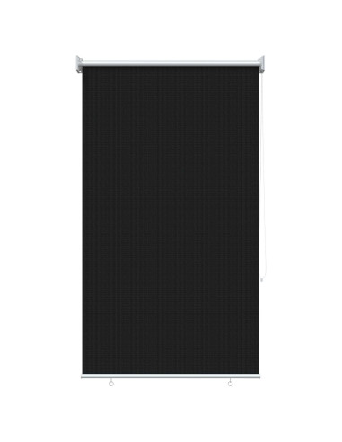 Tenda a Rullo Esterno Blocco UV 90% Nero 80 x 140 cm HDPE