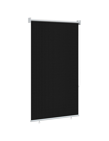 Tenda a Rullo Esterno Blocco UV 90% Nero 80 x 140 cm HDPE