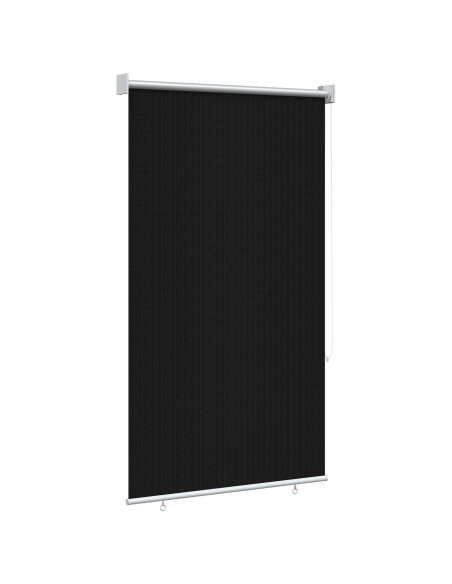 Tenda a Rullo Esterno Blocco UV 90% Nero 80 x 140 cm HDPE
