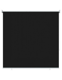 Tenda a Rullo Esterno Blocco UV 90% Nero 140 x 140 cm HDPE 2
