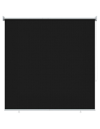 Tenda a Rullo Esterno Blocco UV 90% Nero 140 x 140 cm HDPE