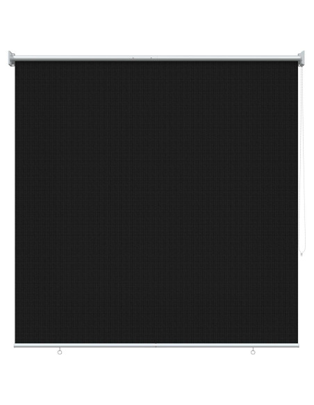 Tenda a Rullo Esterno Blocco UV 90% Nero 140 x 140 cm HDPE