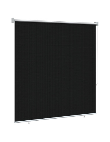 Tenda a Rullo Esterno Blocco UV 90% Nero 140 x 140 cm HDPE