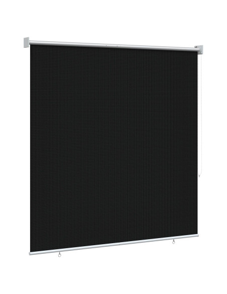 Tenda a Rullo Esterno Blocco UV 90% Nero 140 x 140 cm HDPE