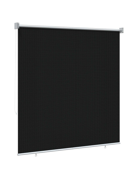 Tenda a Rullo Esterno Blocco UV 90% Nero 140 x 140 cm HDPE