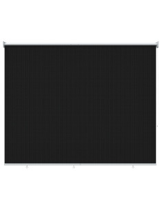 Tenda a Rullo Esterno Blocco UV 90% Nero 200 x 140 cm HDPE 2