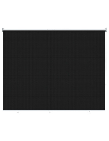 Tenda a Rullo Esterno Blocco UV 90% Nero 200 x 140 cm HDPE