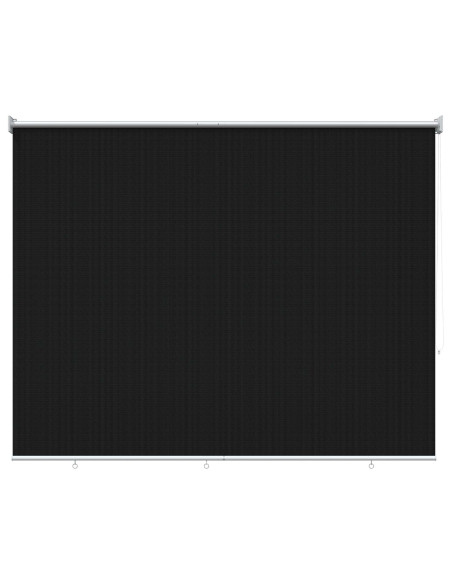 Tenda a Rullo Esterno Blocco UV 90% Nero 200 x 140 cm HDPE