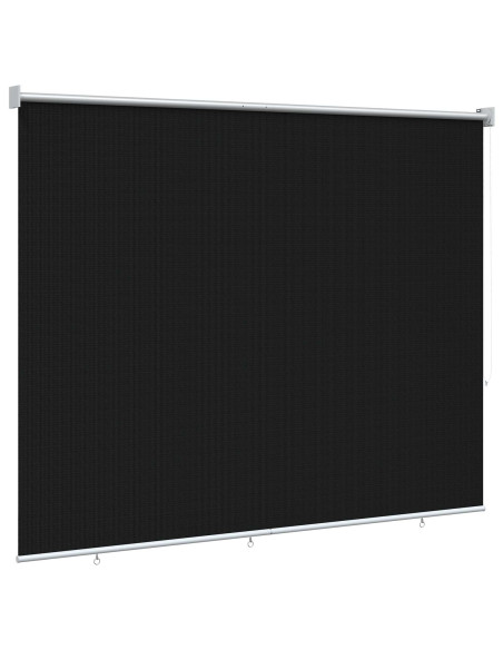 Tenda a Rullo Esterno Blocco UV 90% Nero 200 x 140 cm HDPE
