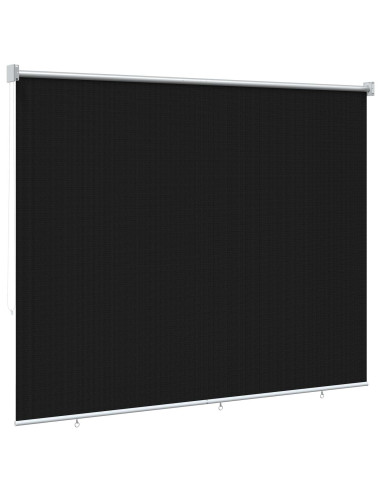 Tenda a Rullo Esterno Blocco UV 90% Nero 200 x 140 cm HDPE